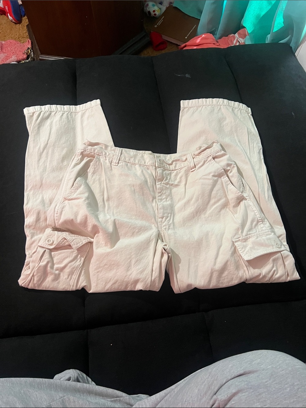 Madewell Cream Utility Pants